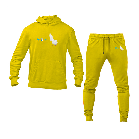 Men's Aflac Logo and Duck Hoodie Joggers Set
