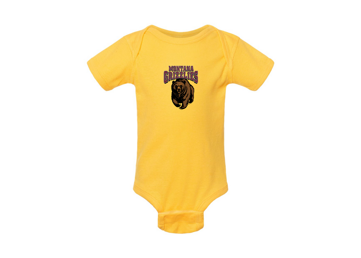 Montana Grizzliesl Rabbit Skins Infant Baby Rib Bodysuit
