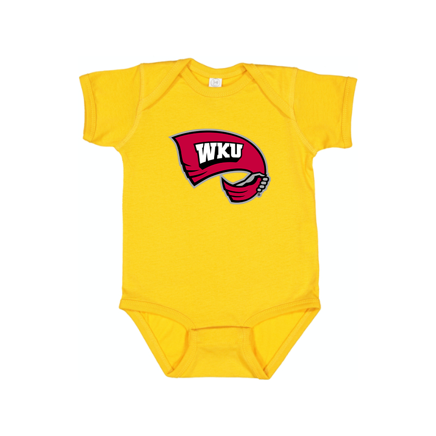 Western Kentucky Hilltoppers Logo Baby Romper Onesie