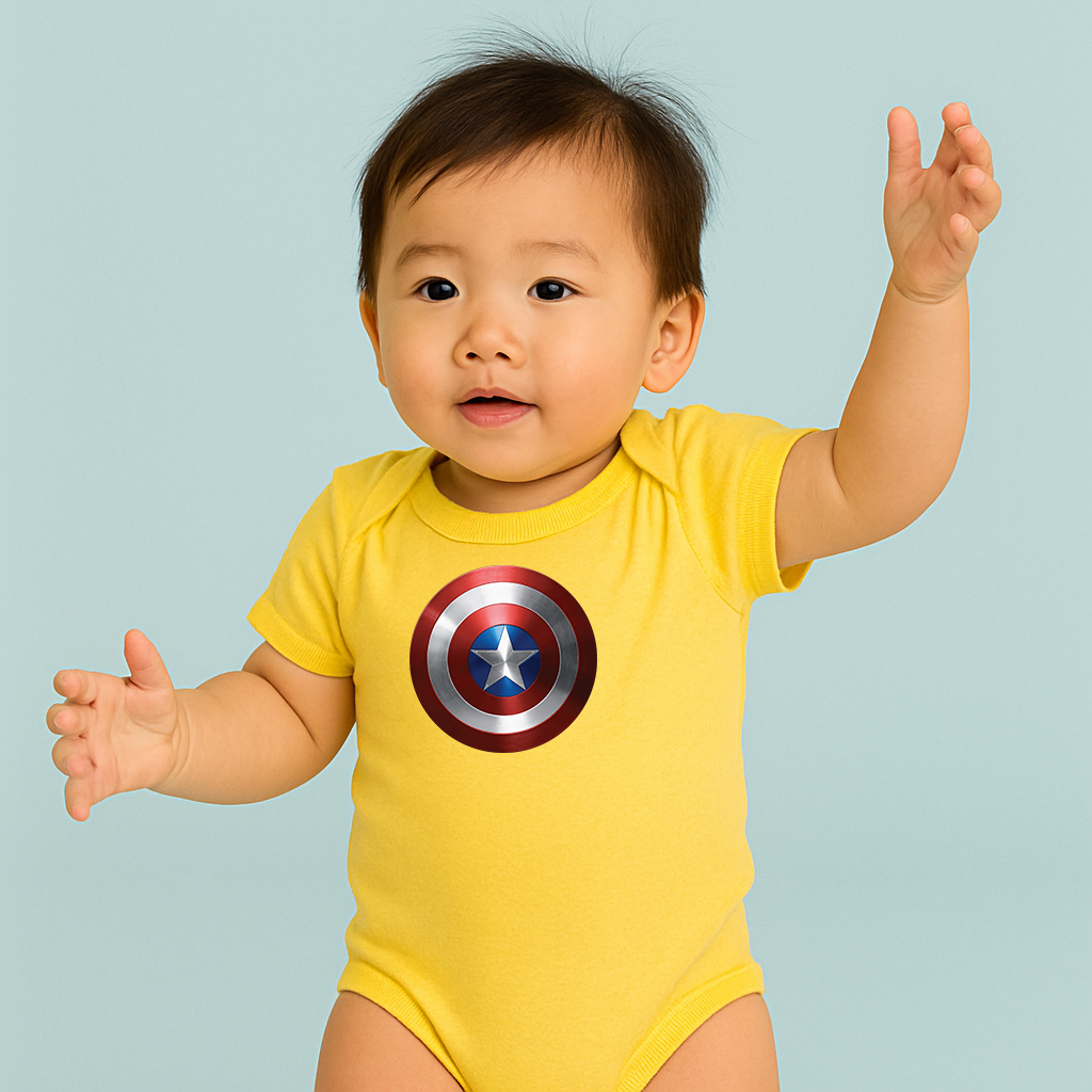 Captain America Baby Romper Onesie
