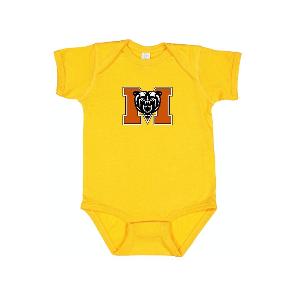 Mercer Bears Logo Baby Romper Onesie