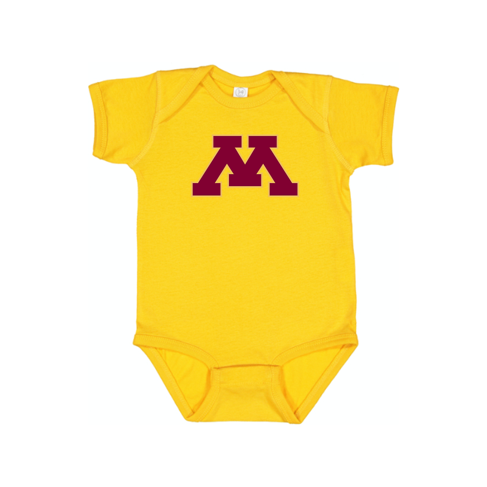 Minnesota Golden Gophers Logo Baby Romper Onesie