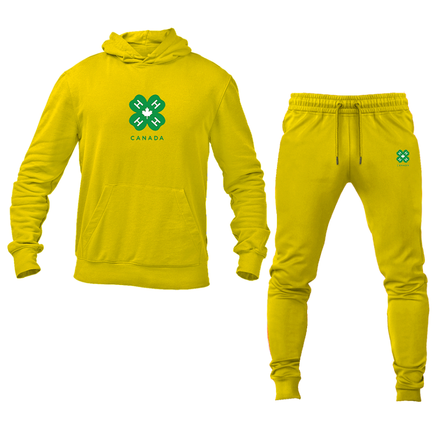 Men's 4H Canada Logo Hoodie Joggers Set