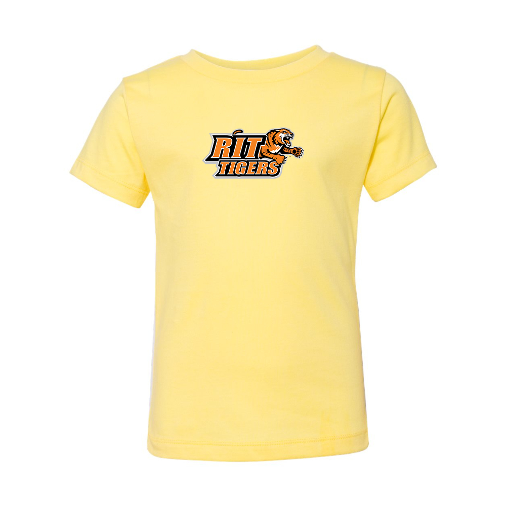 RIT Tigers Logo BELLA  CANVAS Toddler Jersey Tee