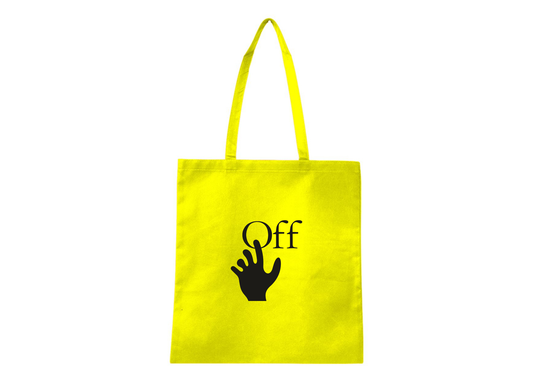 Off-White Hand Q-Tees Non-Woven  Tote