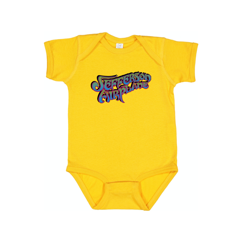 Jefferson Airplane Logo Baby Romper Onesie