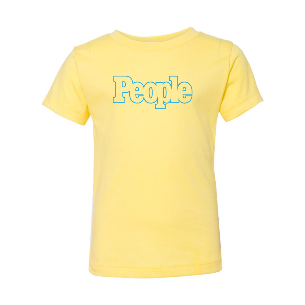 People Magazine Logo BELLA  CANVAS Toddler Jersey Tee