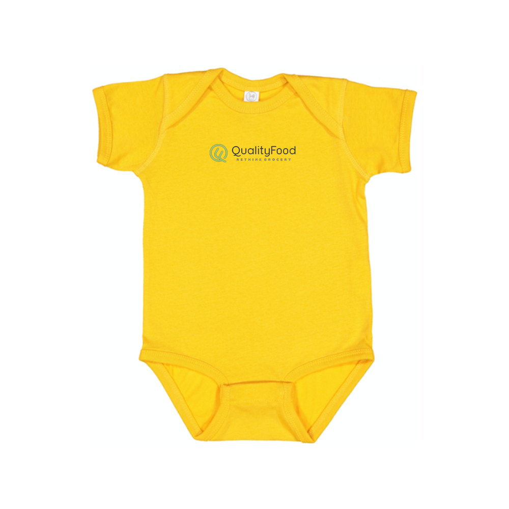 Quality Food Logo Baby Romper Onesie