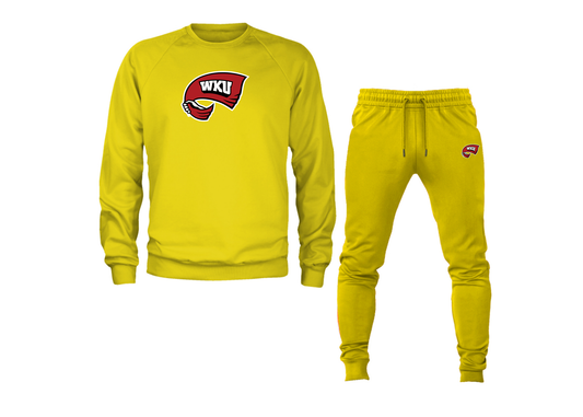 Men's Western Kentucky Hilltoppers Crewneck Sweatshirt Joggers Suit
