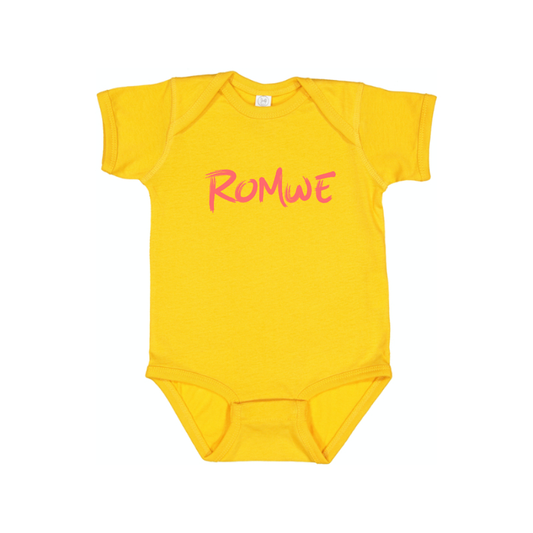Romwe Logo Baby Romper Onesie
