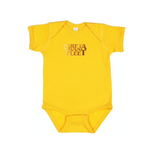 Greta Van Fleet Logo Baby Romper Onesie