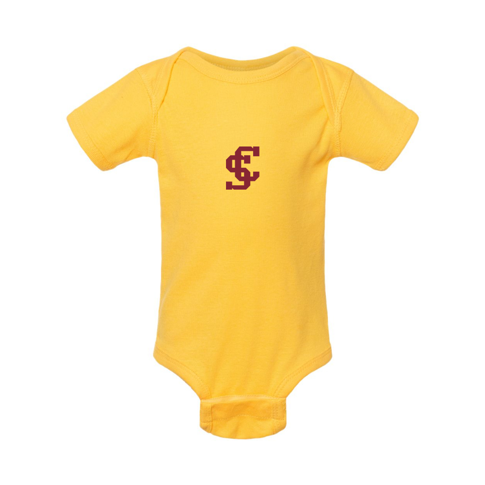 Santa Clara Broncos Logo Rabbit Skins Infant Baby Rib Bodysuit