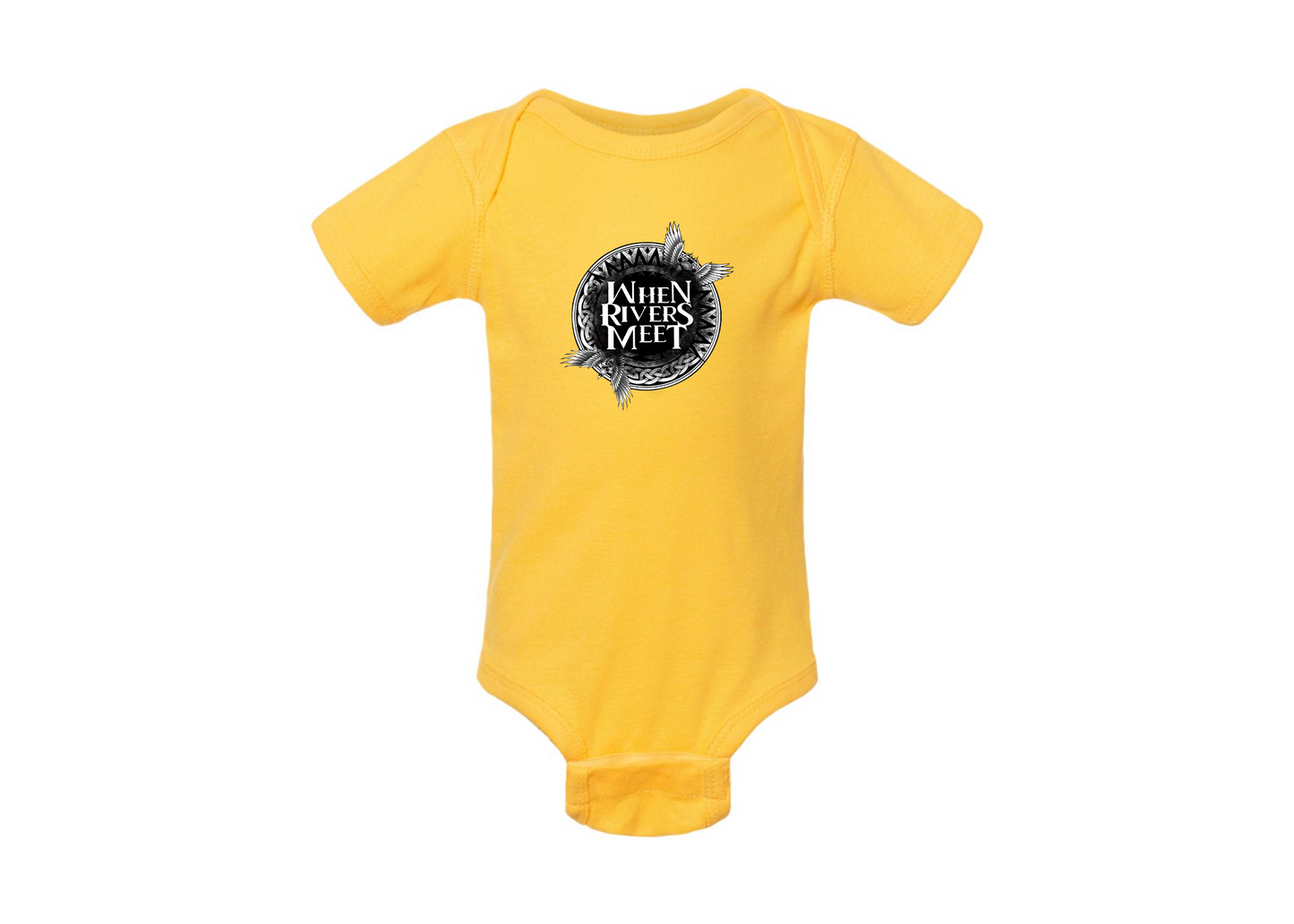 When Rivers Meet Rabbit Skins Infant Baby Rib Bodysuit
