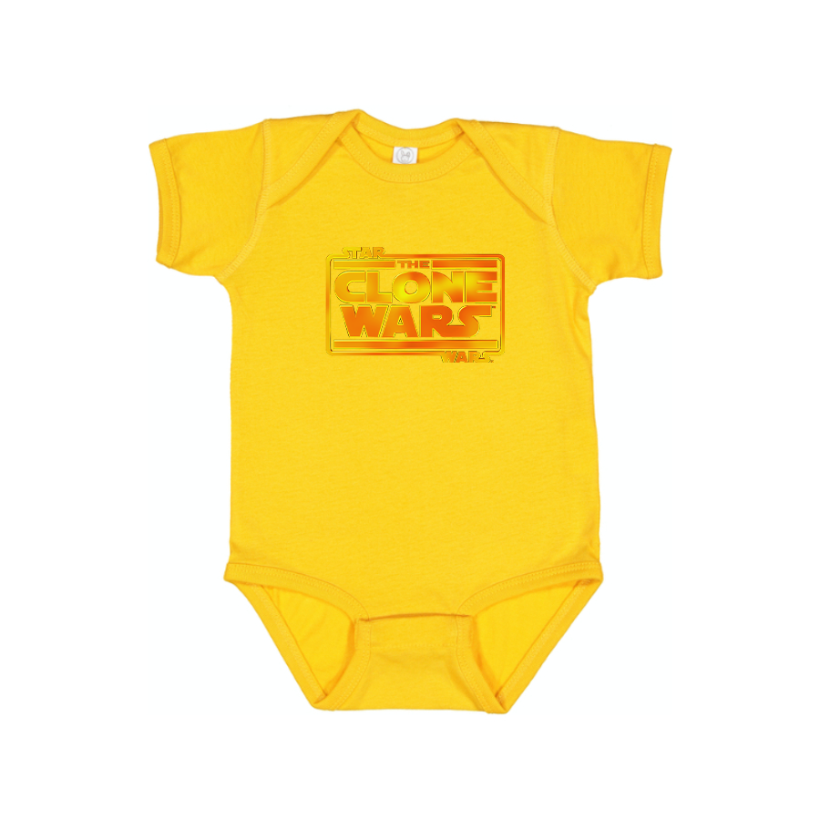 The Clone wars Logo Baby Romper Onesie
