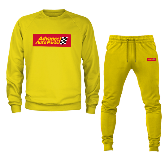 Men's Advance Auto Parts Logo Crewneck Sweatshirt Joggers Suit