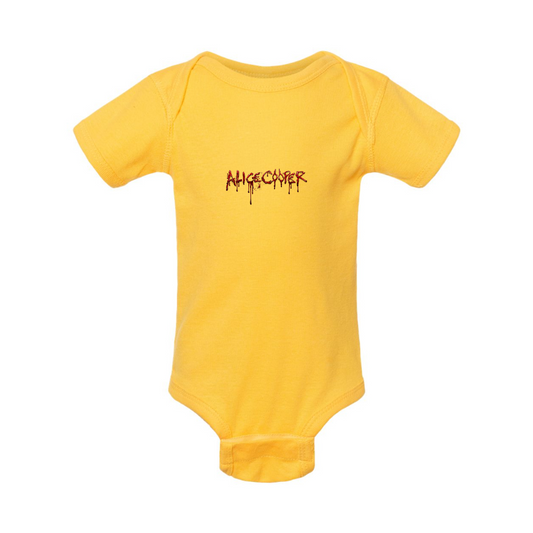 Alice Cooper Logo  Rabbit Skins Infant Baby Rib Bodysuit