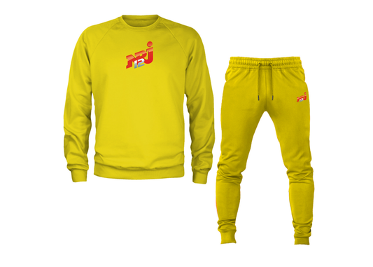 Men's NRJ 12 Logo Crewneck Sweatshirt Joggers Suit