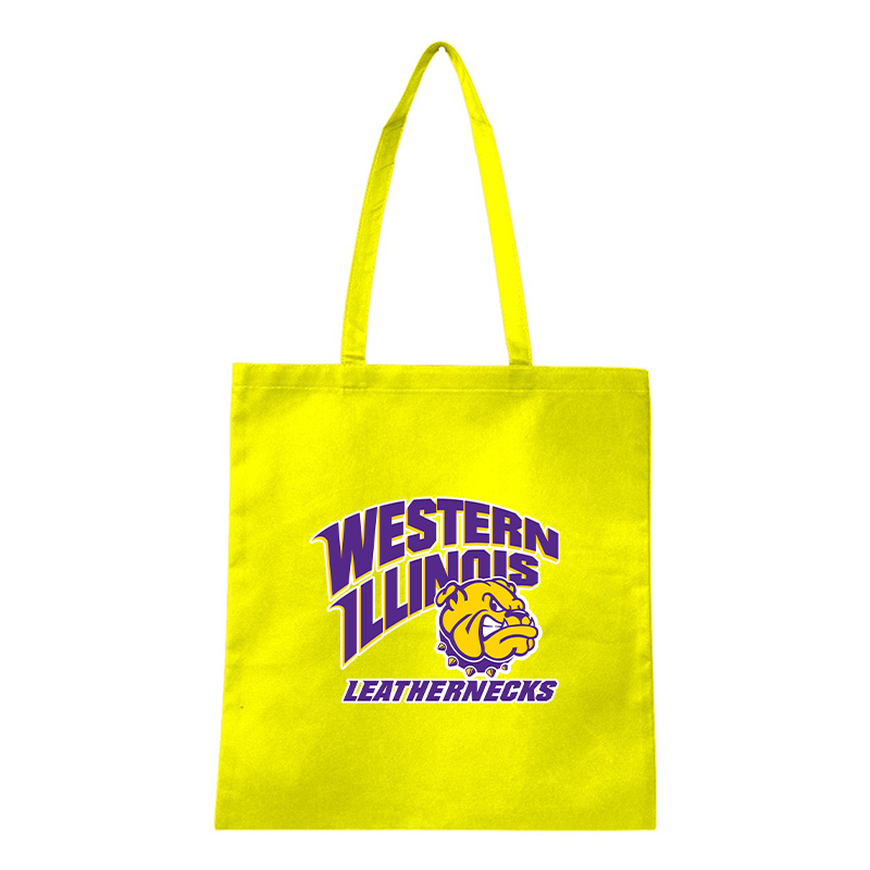 Western Illinois Leathernecks Q-Tees Non-Woven  Tote