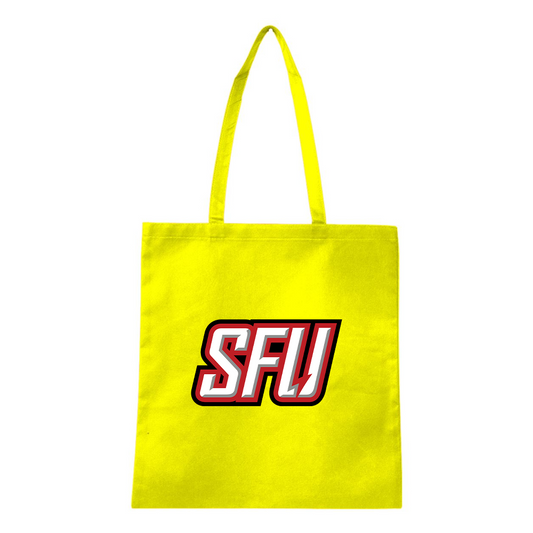 Saint Francis Red Flash Logo Q-Tees Non-Woven  Tote