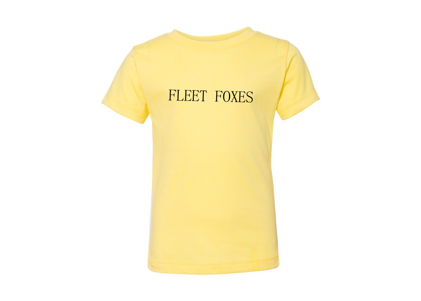 Fleet Foxes Logo BELLA  CANVAS Toddler Jersey Tee