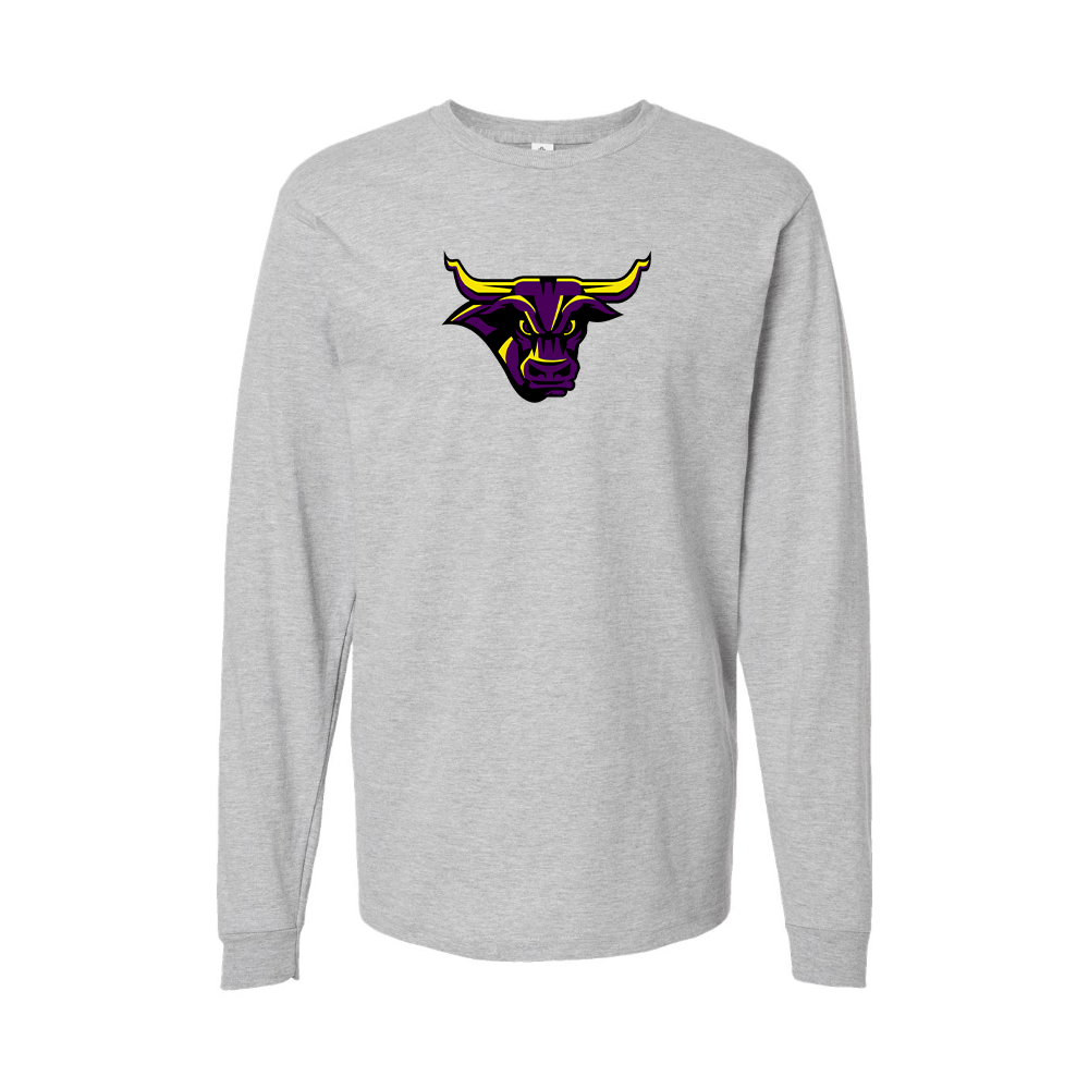 Youth Minnesota State Mavericks Logo Cotton Long Sleeve T-Shirt