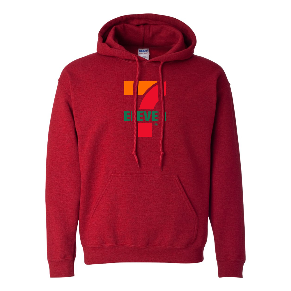 Men's 7 Eleven Logo Gildan  Heavy Blend Hooded Sweatshirt