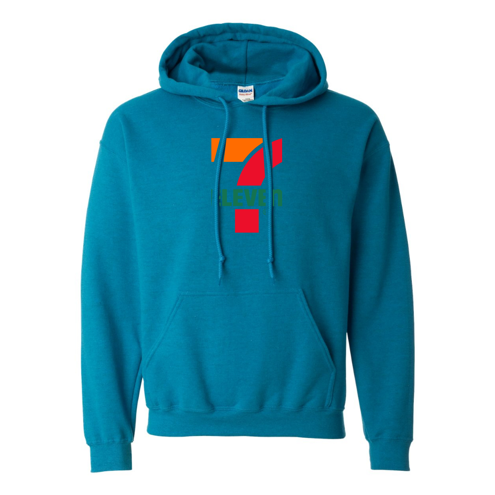 Men's 7 Eleven Logo Gildan  Heavy Blend Hooded Sweatshirt