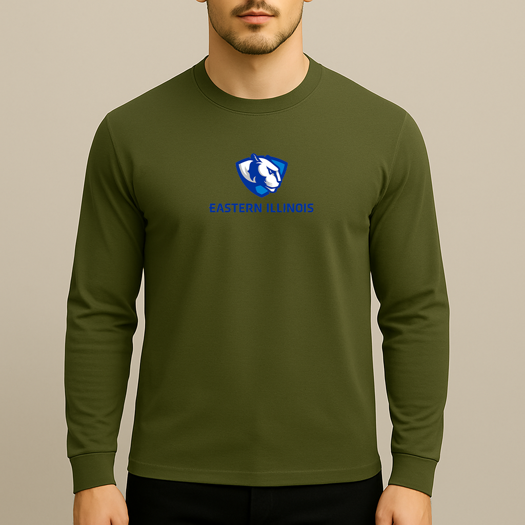 Men's Eastern Illinois Panthers Logo Long Sleeve T-Shirt