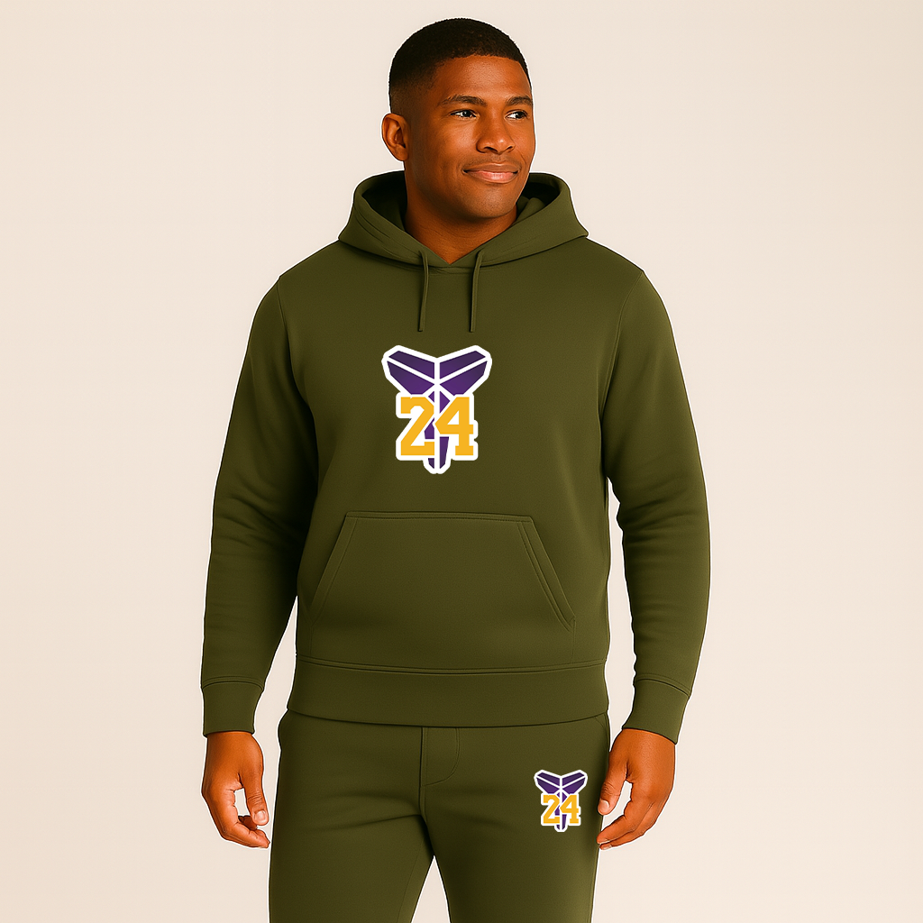 Men's Kobe Bryant Mamba 24 Hoodie Joggers Set