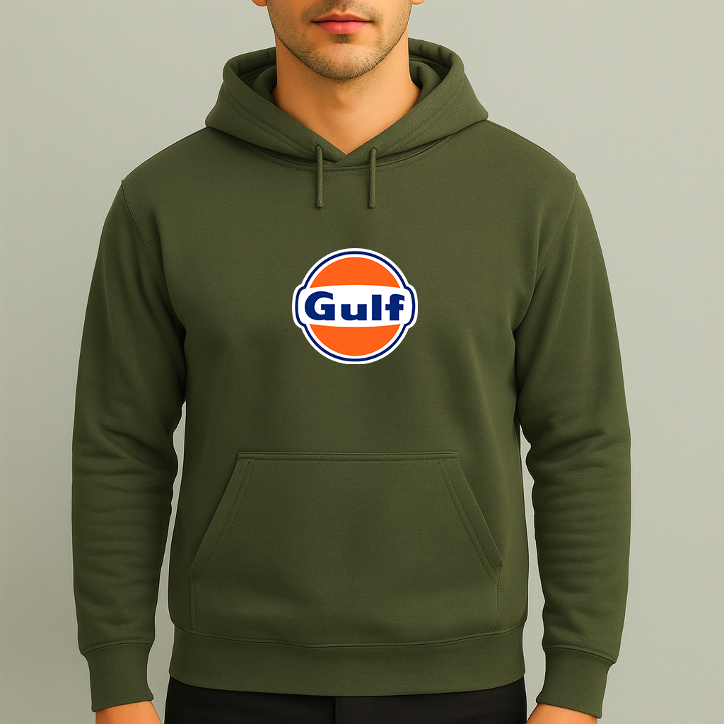 Men's Gulf Oil Logo Pullover Hoodie