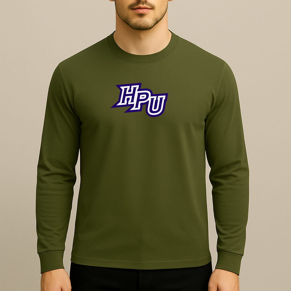 Men's High Point Panthers Logo Long Sleeve T-Shirt