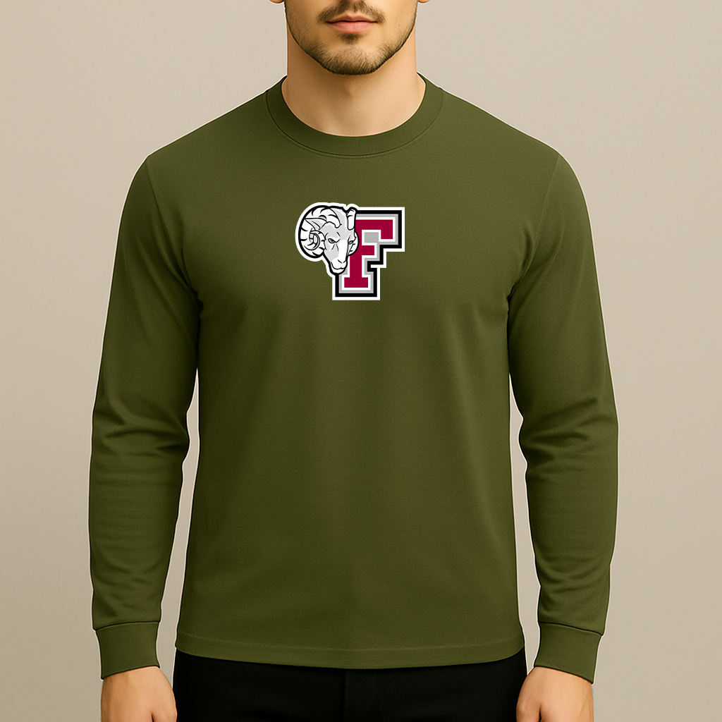 Men's Fordham Rams Logo Long Sleeve T-Shirt