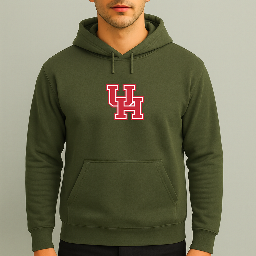 Men's Houston Cougars Logo Pullover Hoodie