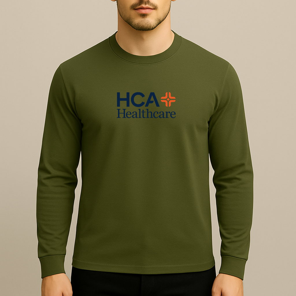 Men's HCA Healthcare Logo Long Sleeve T-Shirt
