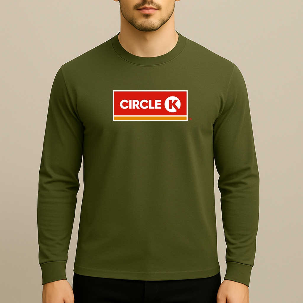 Men's Circle K Gas Station  Long Sleeve T-Shirt