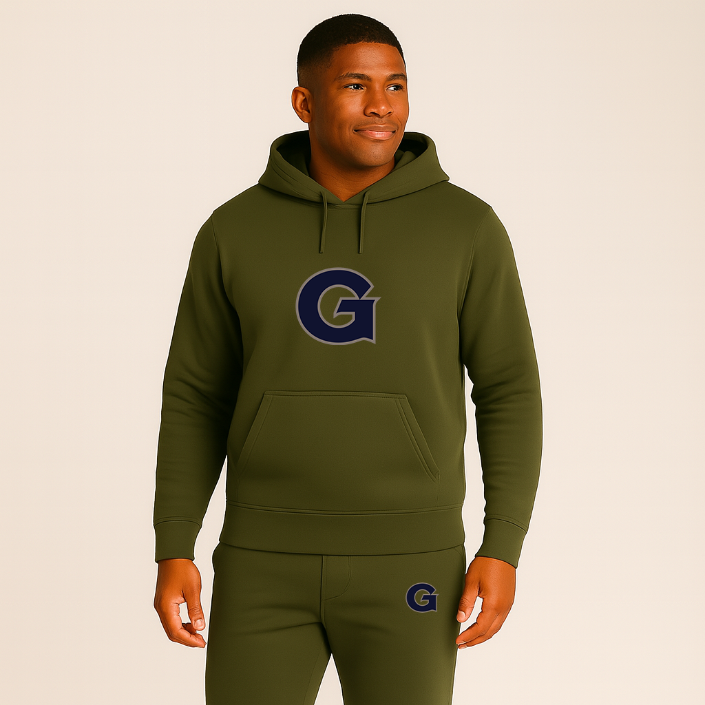 Men's Georgetown Hoyas Logo Hoodie Joggers Set