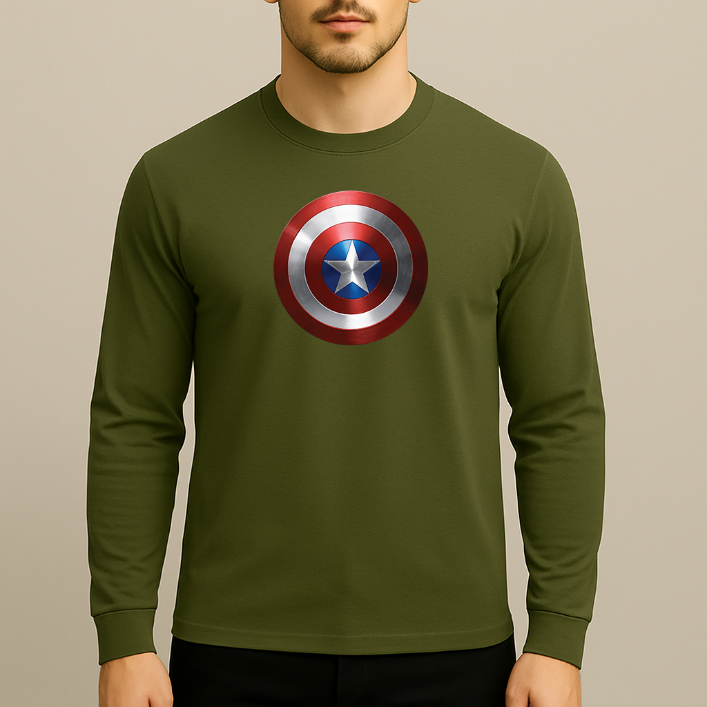 Captain America Long Sleeve T-Shirt