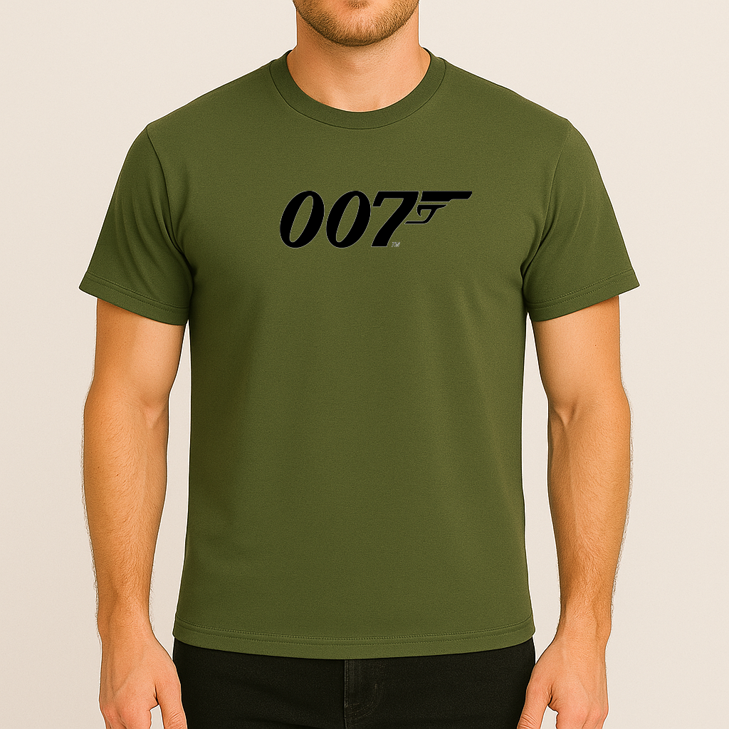 Men's 007 James Bond Movie Cotton T-Shirt