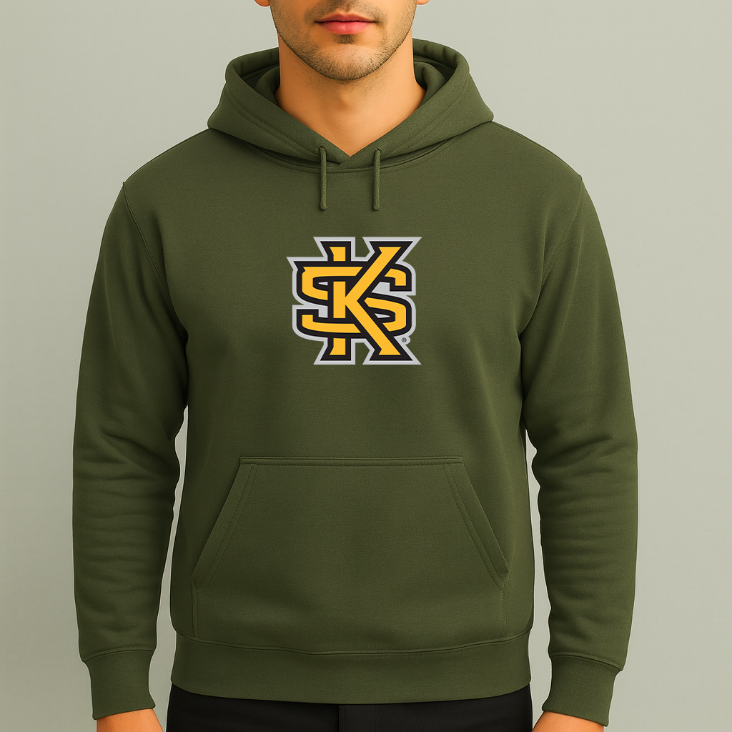 Men's Kennesaw State Owls Logo Pullover Hoodie