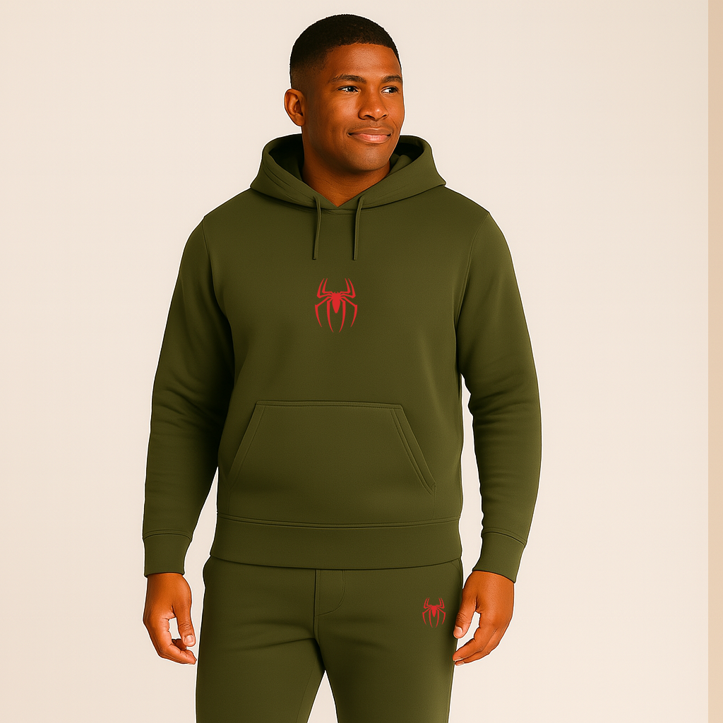 Men's Spiderman Marvel Avengers Superhero Hoodie Joggers Set
