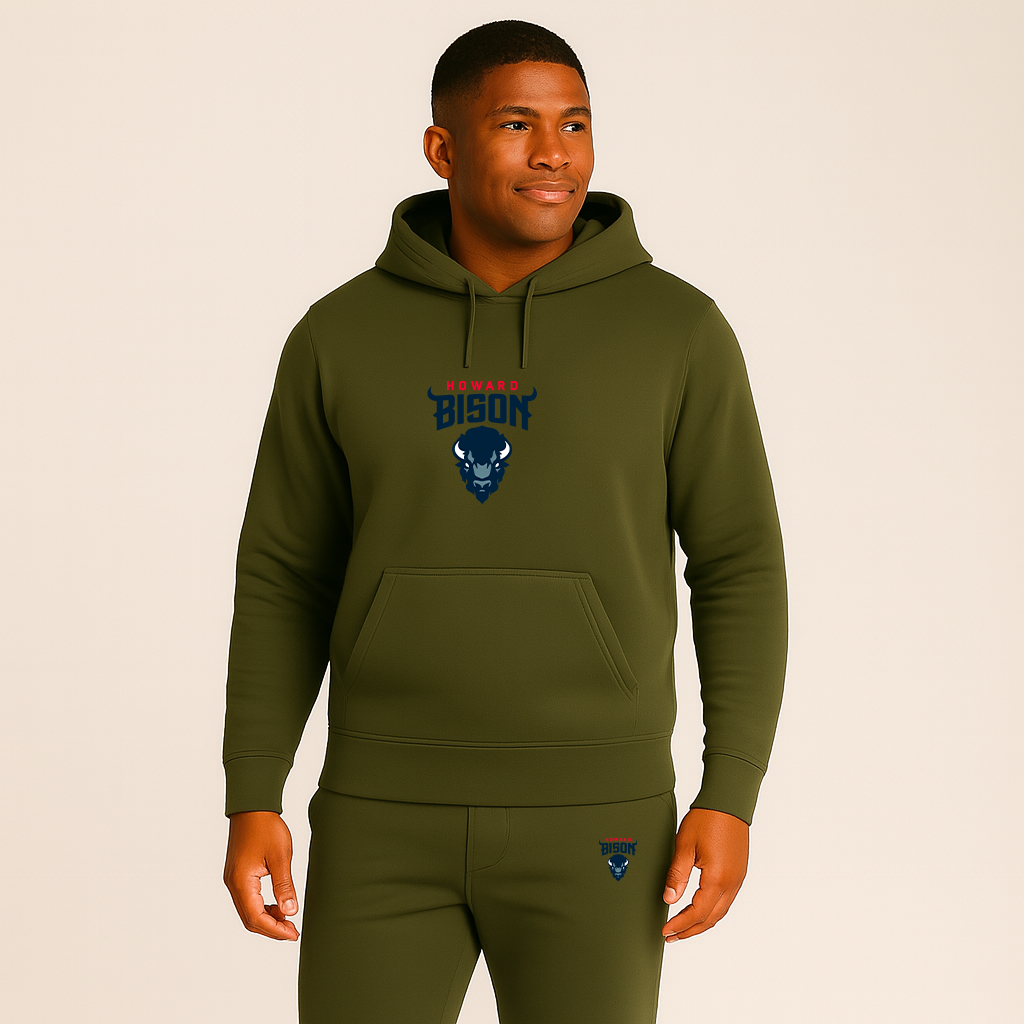 Men's Howard Bison Logo Hoodie Joggers Set