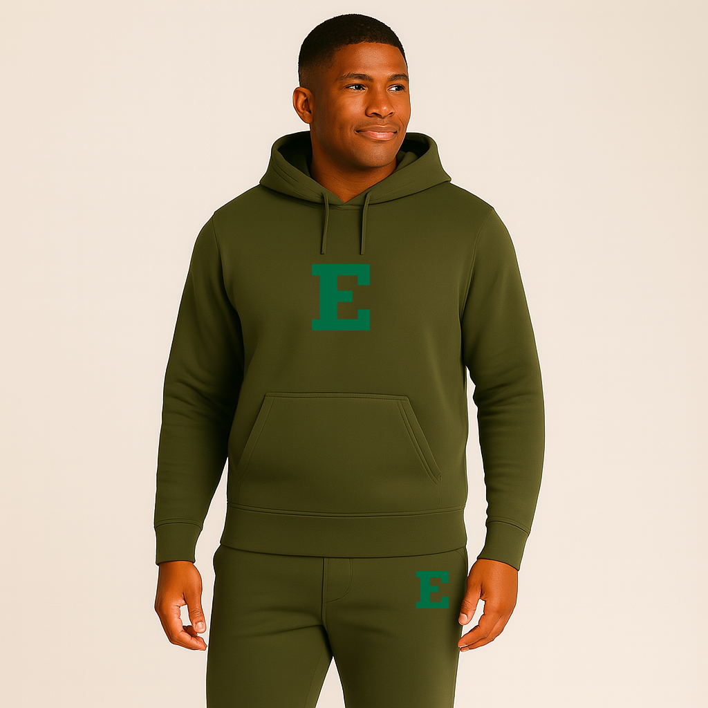 Men's Eastern Michigan Eagles Logo Hoodie Joggers Set