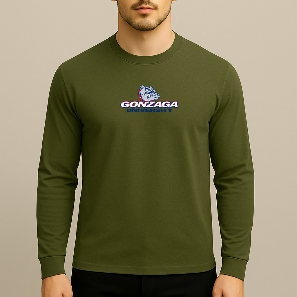 Men's Gonzaga Bulldogs Logo Long Sleeve T-Shirt