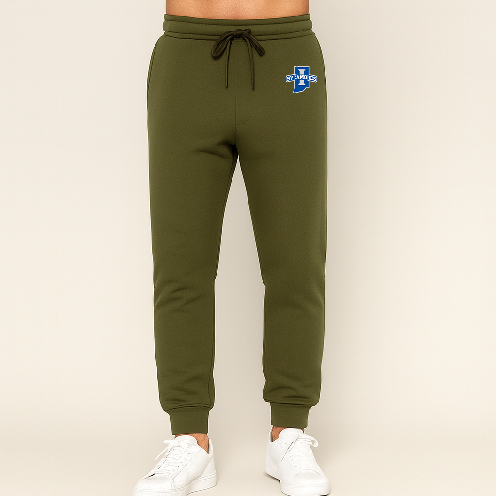 Men's Indiana State Sycamores Logo Joggers Sweatpants