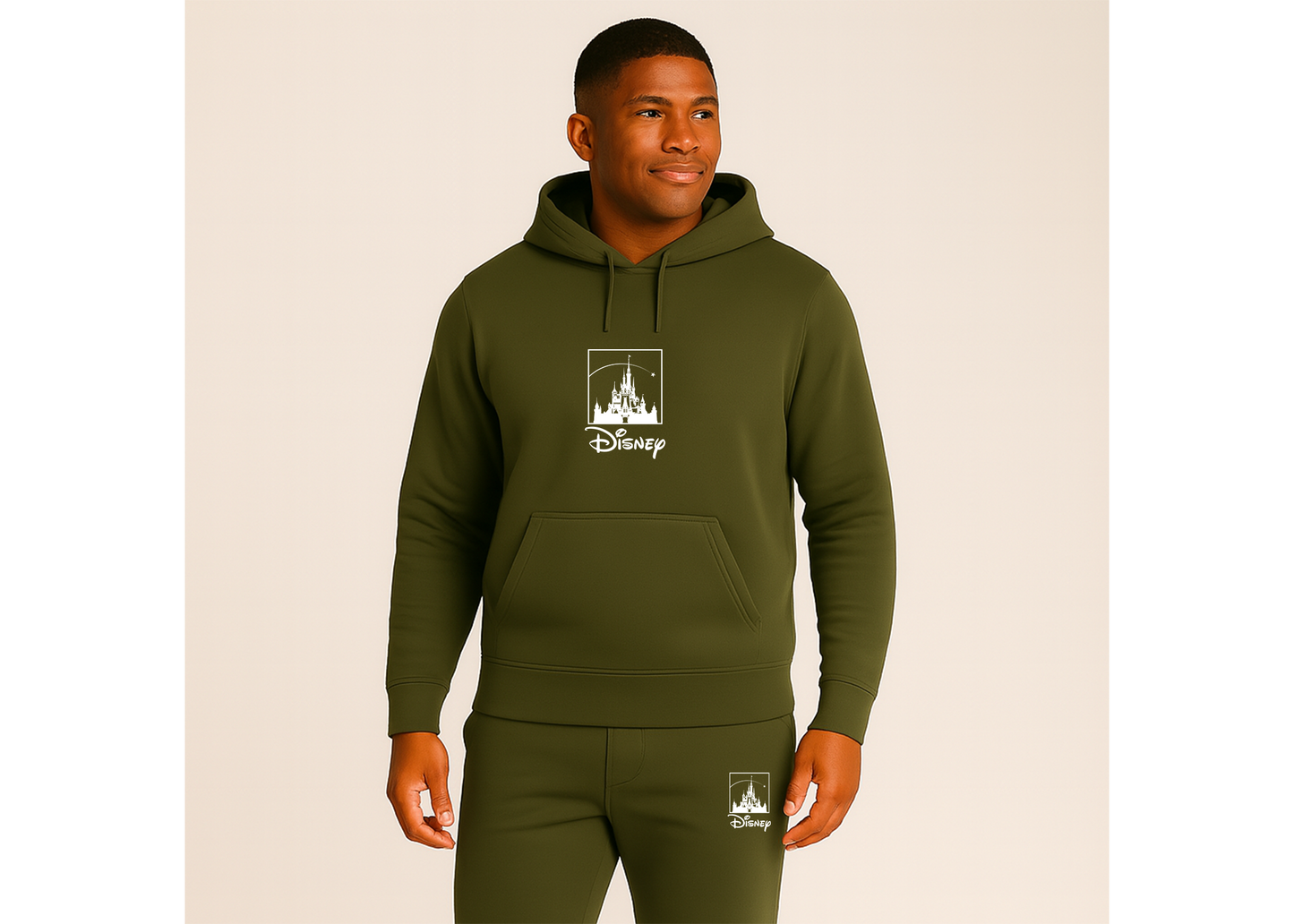 Men's Walt Disney Cartoon Hoodie Joggers Set