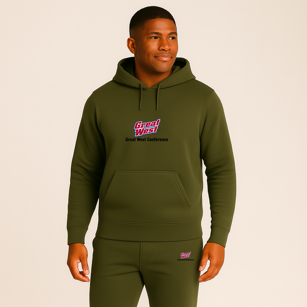 Men's Great West Conference Logo Hoodie Joggers Set