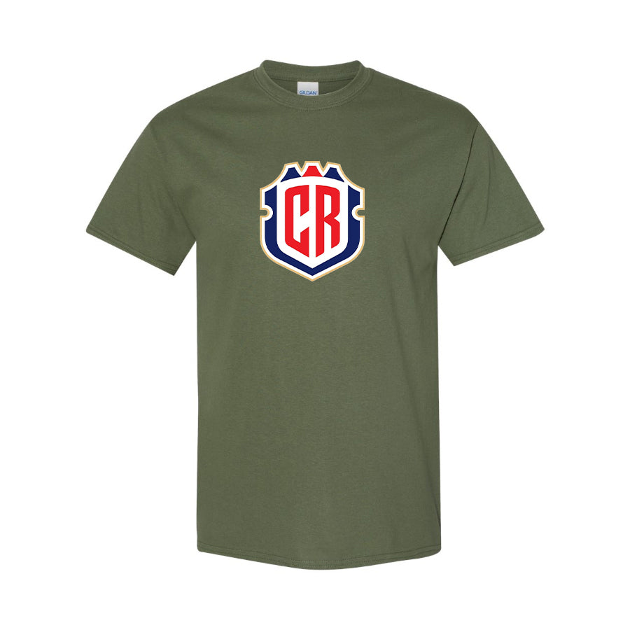 Men's Costa Rica National Soccer Team Cotton T-Shirt