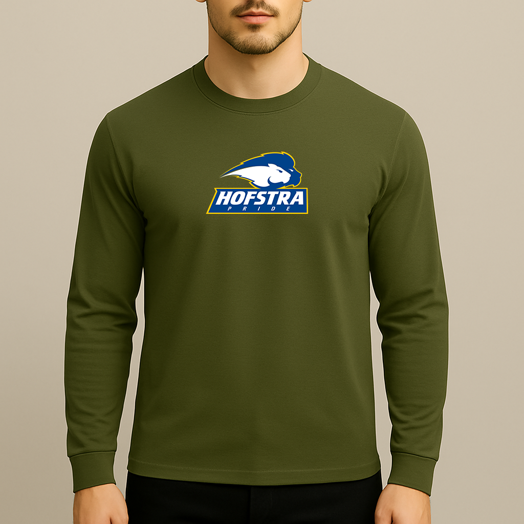 Men's Hofstra Pride Logo Long Sleeve T-Shirt