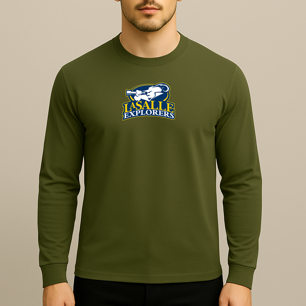 Men's La Salle Explorers Logo Long Sleeve T-Shirt
