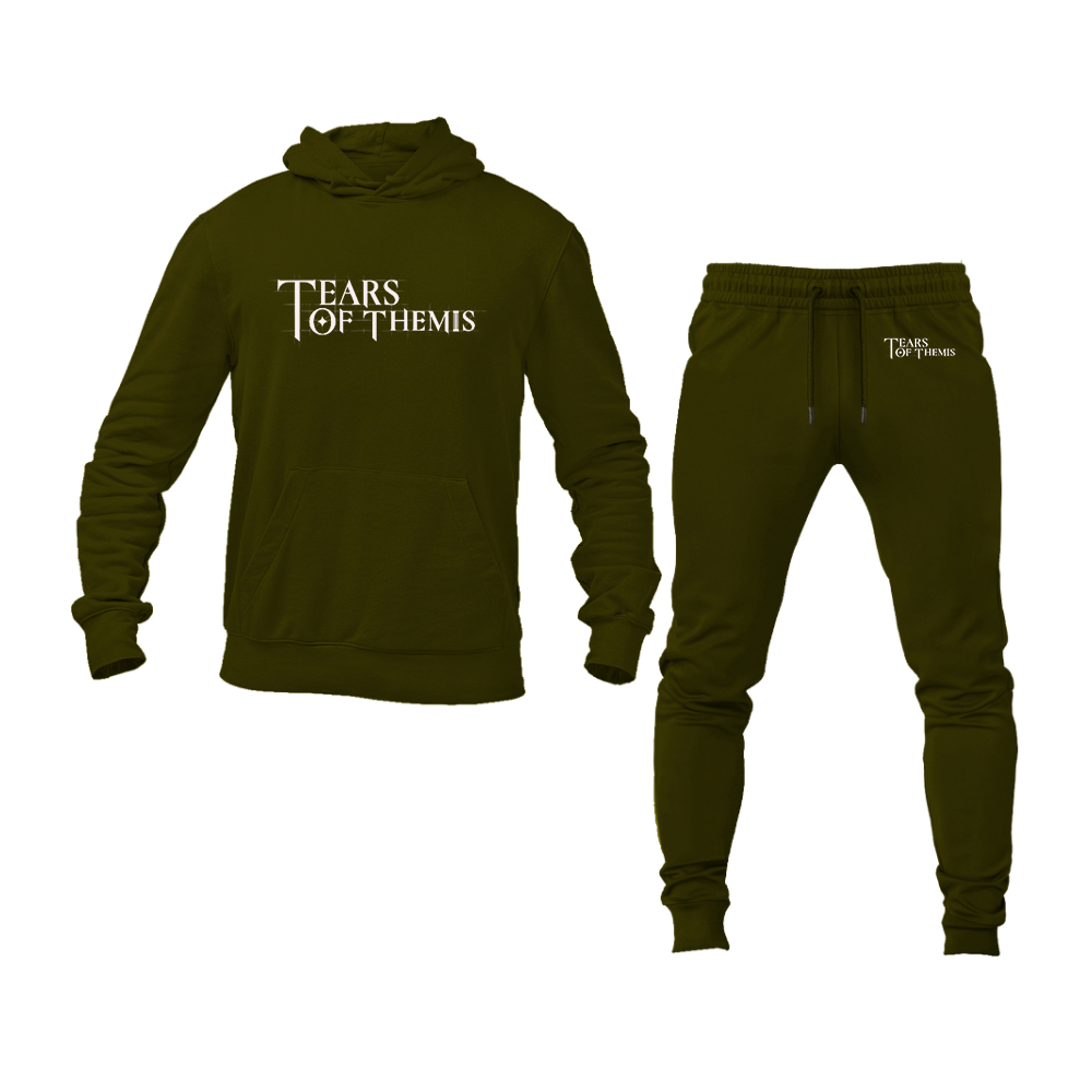 Men's Tear Of Themis Logo Hoodie Joggers Set
